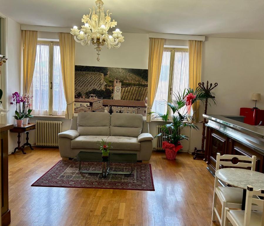 Posezení v ubytování HOTEL LA LOGGIA