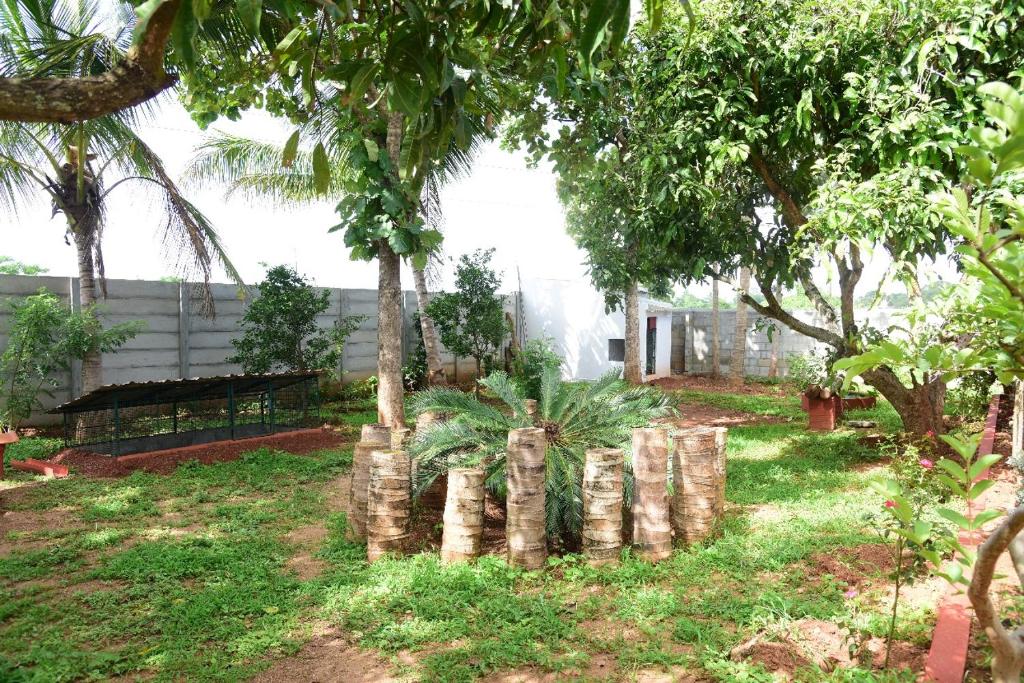 Zahrada ubytování Aastha homestay