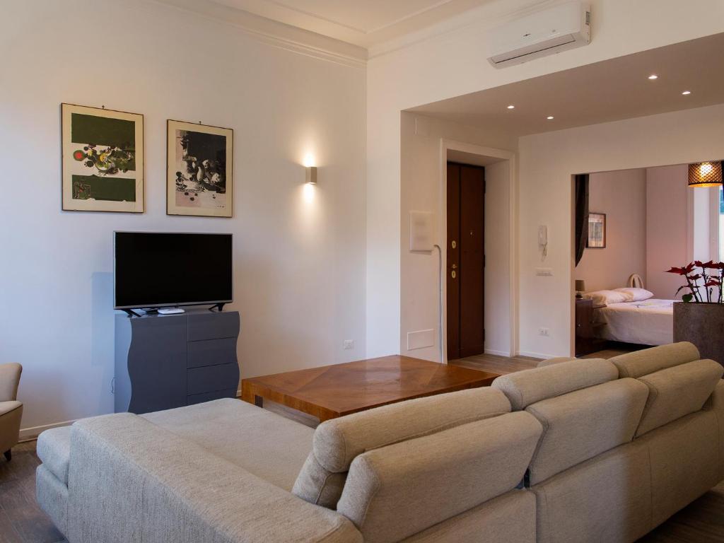 Televízia a/alebo spoločenská miestnosť v ubytovaní The Apartments - Vatican
