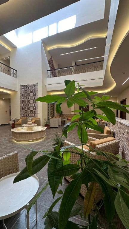 Posezení v ubytování Rumman Hotel