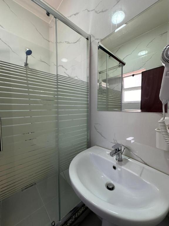 Koupelna v ubytování Rumman Hotel