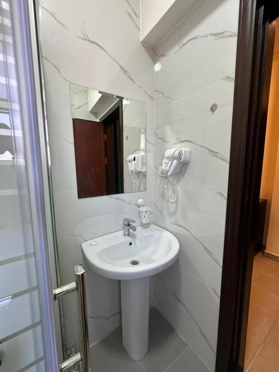 Koupelna v ubytování Rumman Hotel