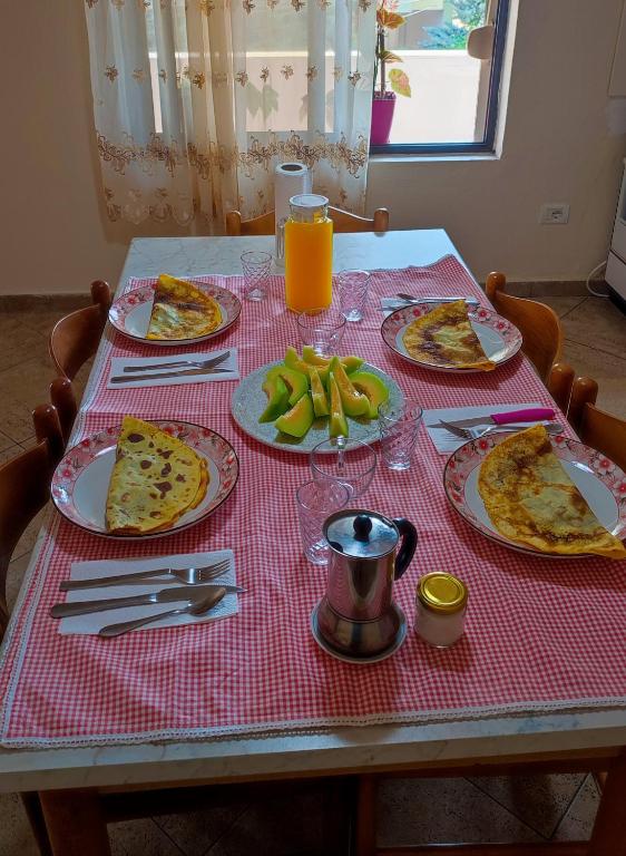 Jídlo v bed and breakfast nebo okolí