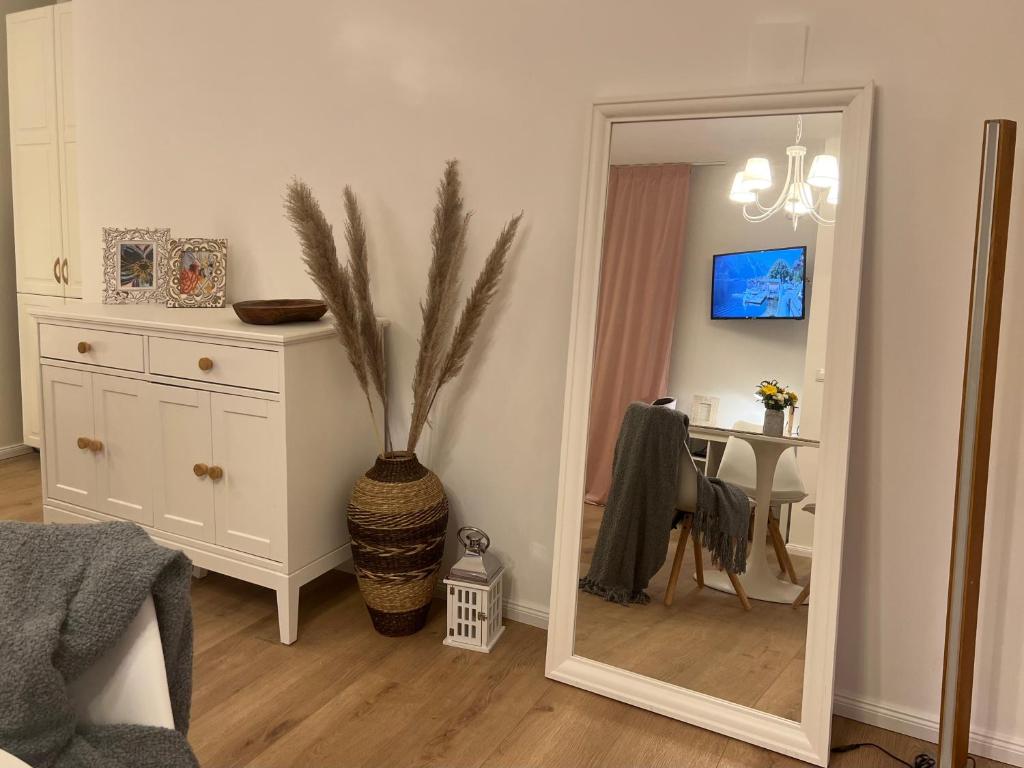 TV a/nebo společenská místnost v ubytování Die "Boho Suite" im Herzen von Hartberg I Parking