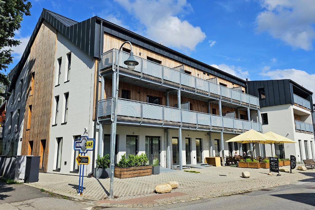 Budova, kde se apartmán nachází