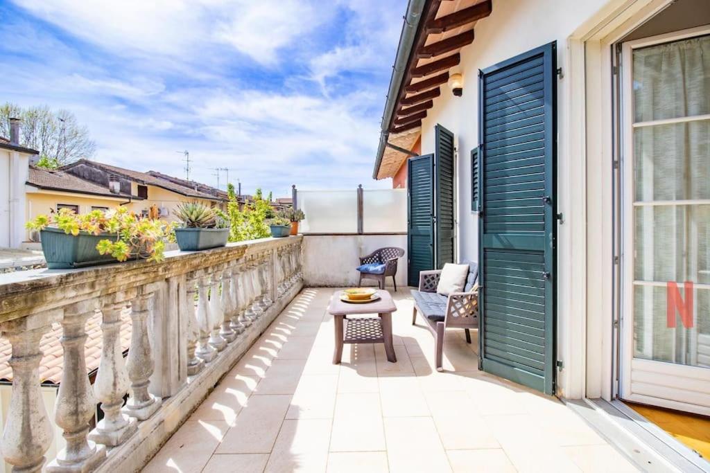 Balkón nebo terasa v ubytování Villette Singola Versilia WIFI AC