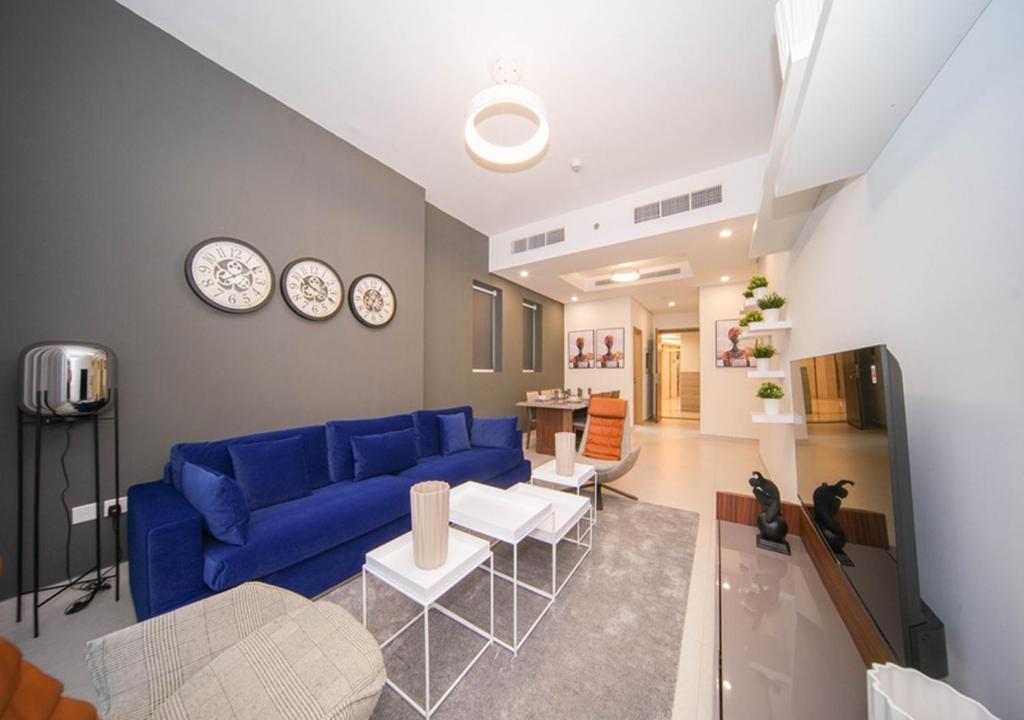 Elegant 2BR view with rooftop pool The Bay - Wohnung Mit Zwei Schlafzimmern