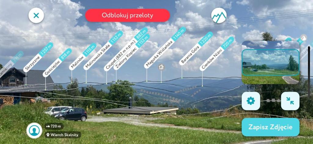 Příroda nedaleko chaty
