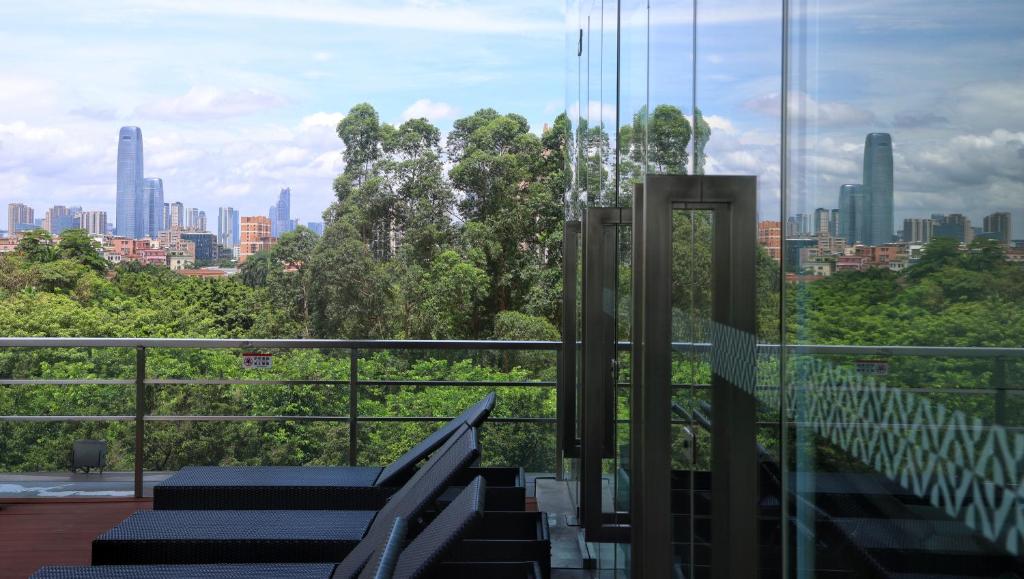 Balkón nebo terasa v ubytování Four Points by Sheraton Guangzhou, Tianhe
