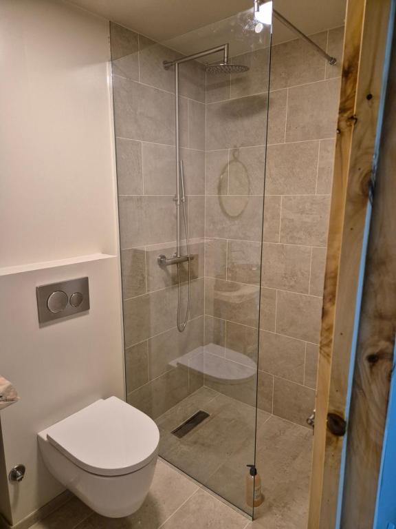Um banheiro em Móðir Jörð Organic Farm Guesthouse in Vallanes