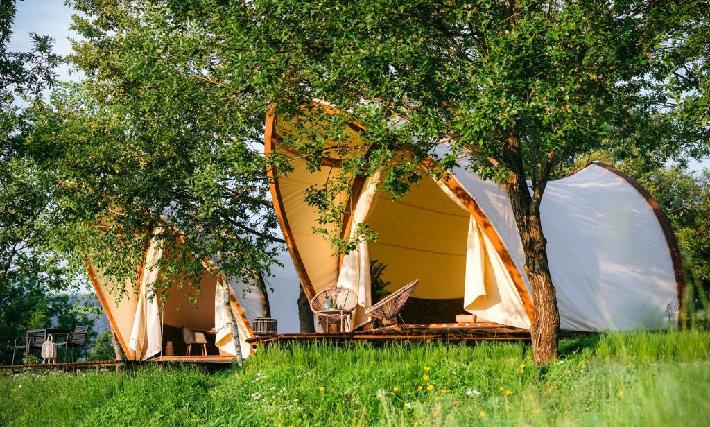 Zahrada ubytování ZENZONE Retreat Resort Rastoke Slunj Plitvice