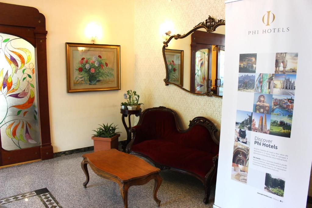 Posezení v ubytování Phi Hotel Ambra
