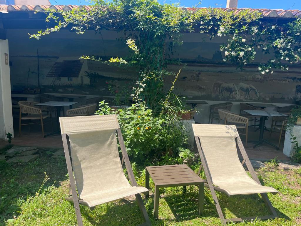 Zahrada ubytování Hôtel Le Mirage