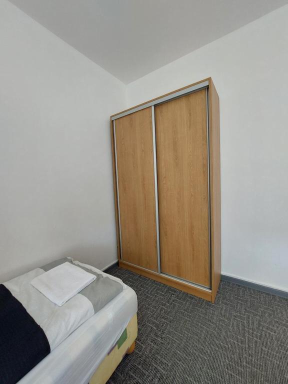 Postel nebo postele na pokoji v ubytování Pohoda v Říčkách