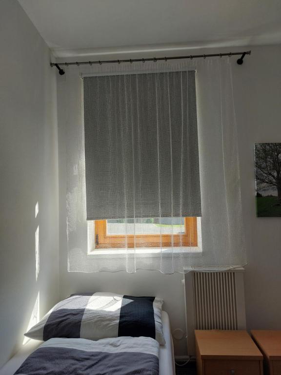 Postel nebo postele na pokoji v ubytování Pohoda v Říčkách