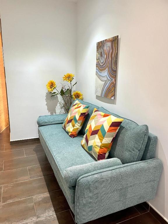 Posezení v ubytování Apartamentos Cangas Relax