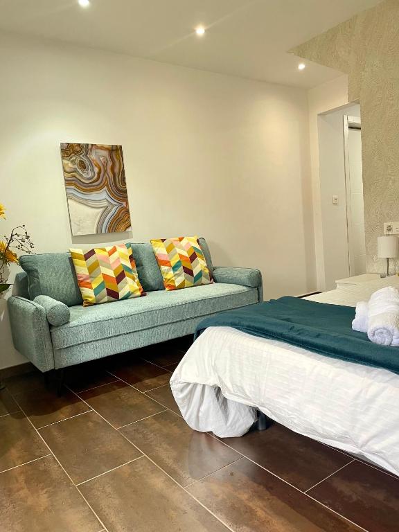 Posezení v ubytování Apartamentos Cangas Relax