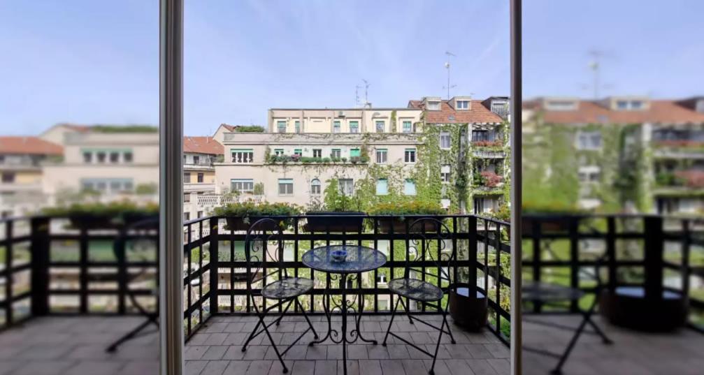 A balcony or terrace at Stanza nr 4 in appartamento incantevole in zona Solari