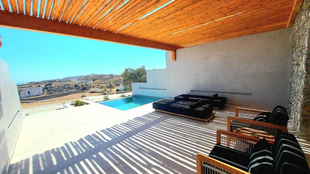 Privilege houses Mykonos - 上套房私人游泳池