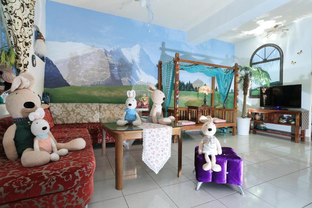 TV a/nebo společenská místnost v ubytování North B&B