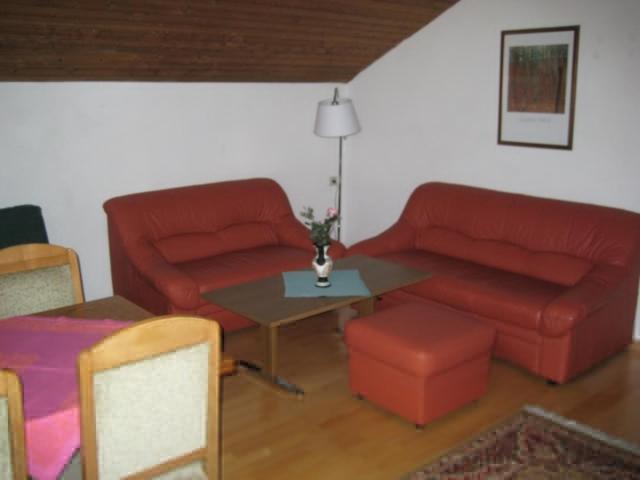 Posezení v ubytování Appartements Amrusch