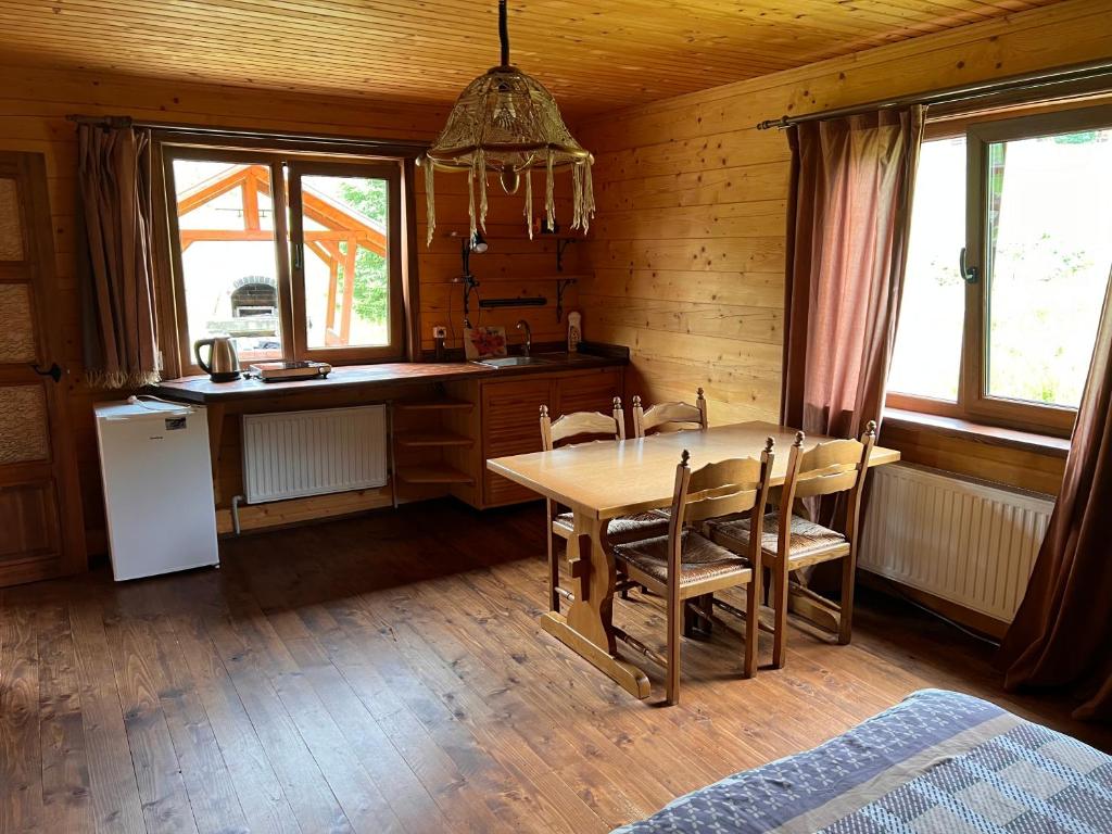 Kuchyň nebo kuchyňský kout v ubytování Kozichky Guest House
