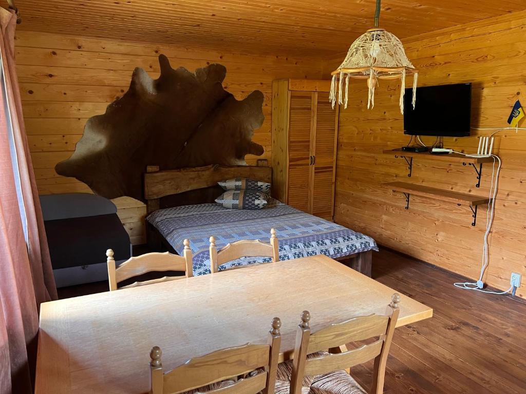 TV a/nebo společenská místnost v ubytování Kozichky Guest House