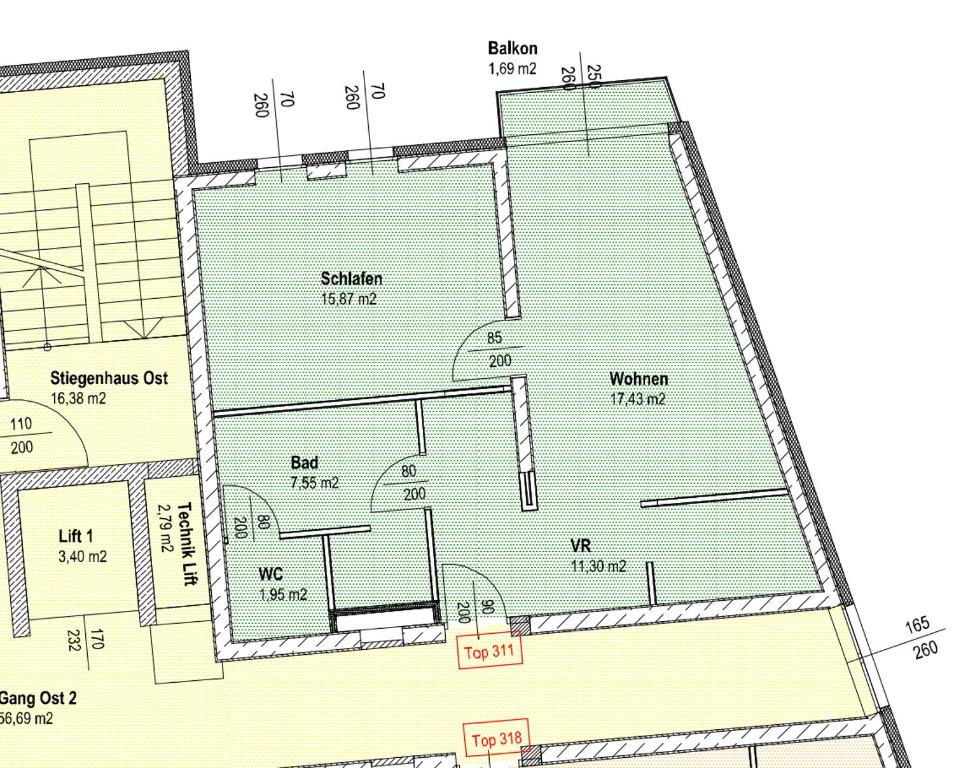 Půdorys ubytování Seehotel Astoria