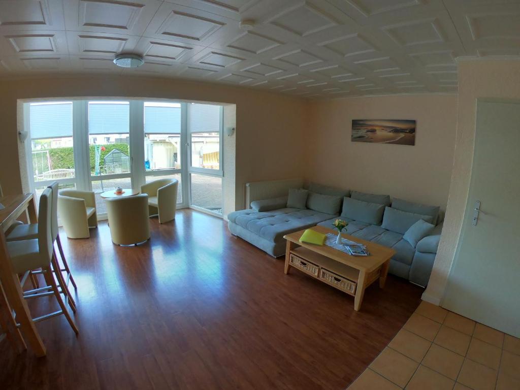 Χώρος καθιστικού στο "Gästehaus Siebrecht" - Whg 8