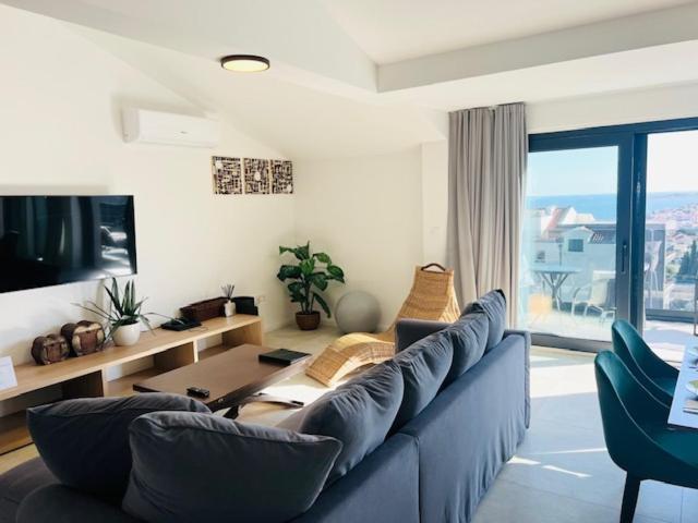 TV a/nebo společenská místnost v ubytování Miliša residence