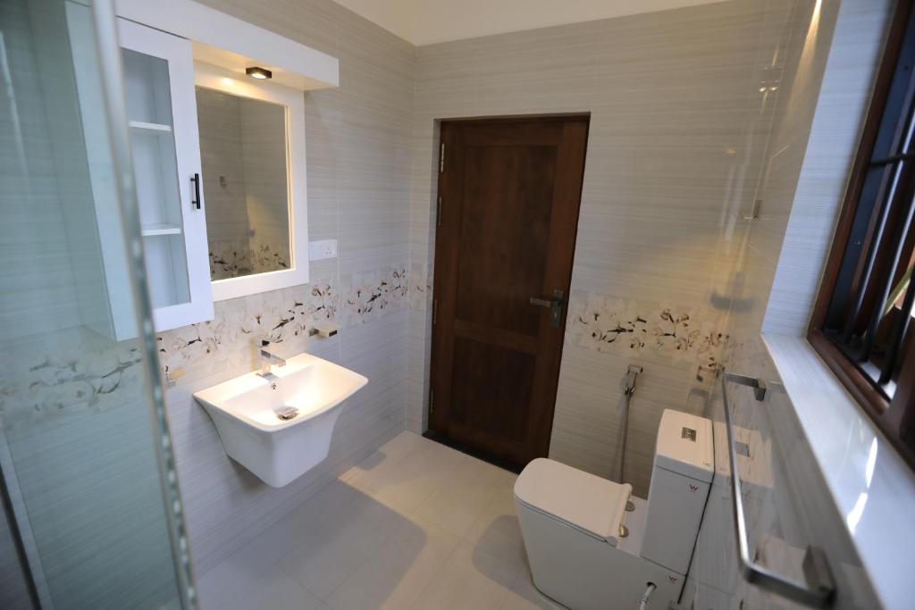 Koupelna v ubytování d marit Motel