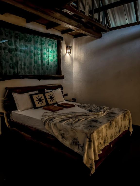 Postel nebo postele na pokoji v ubytování Dune Delight Villa
