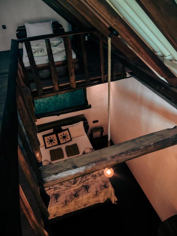 Postel nebo postele na pokoji v ubytování Dune Delight Villa