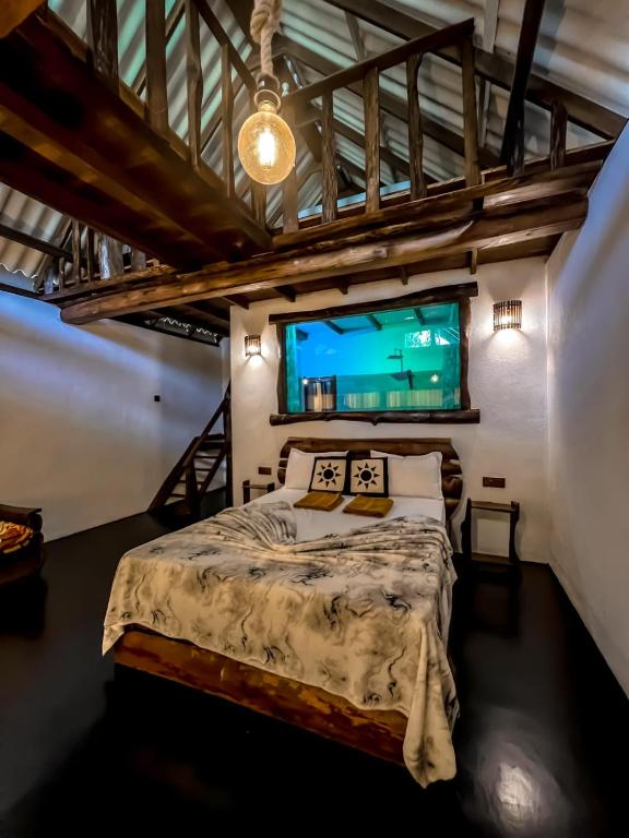Postel nebo postele na pokoji v ubytování Dune Delight Villa