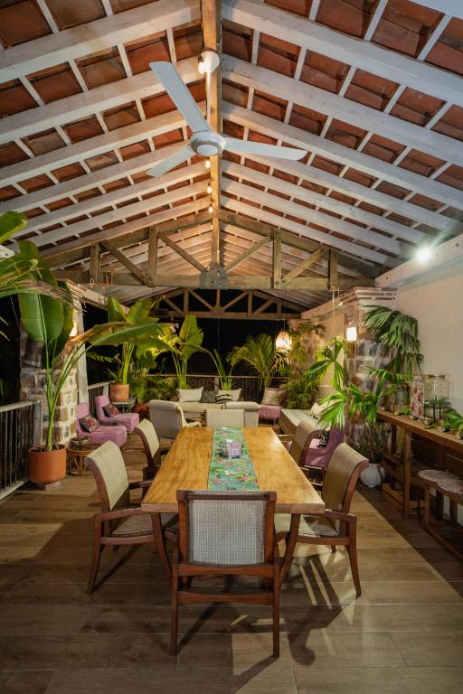 Posezení v ubytování Casa Al Alma