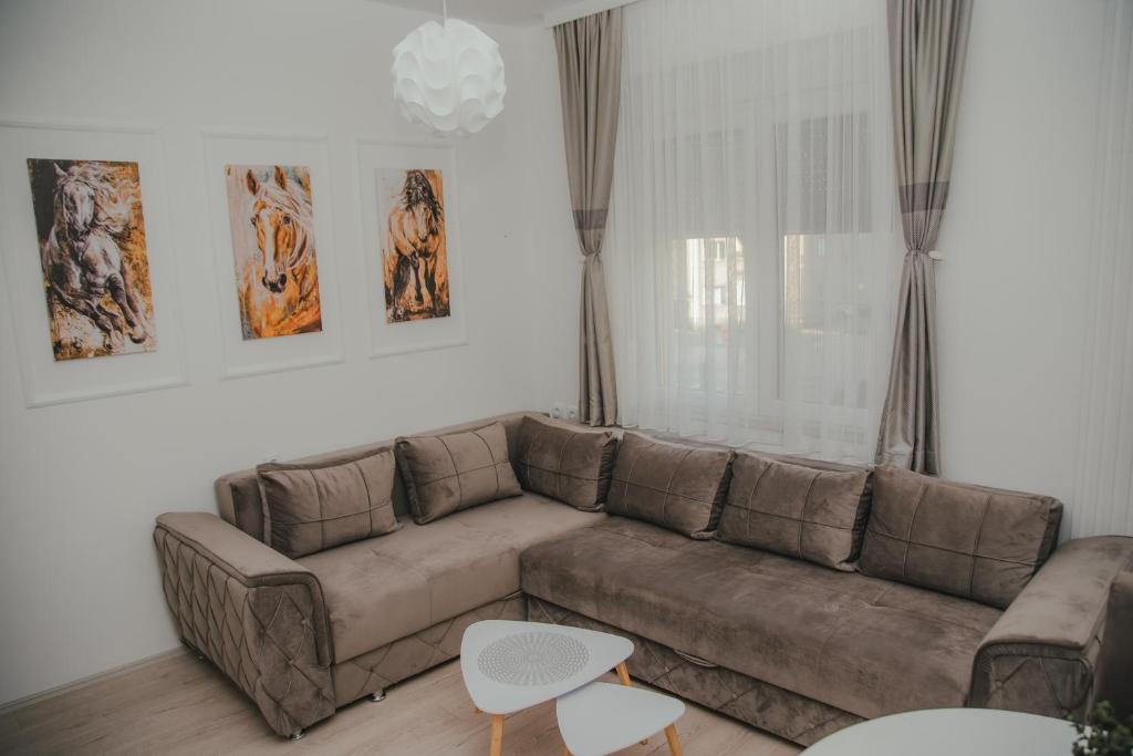 Posezení v ubytování Jes Apartments