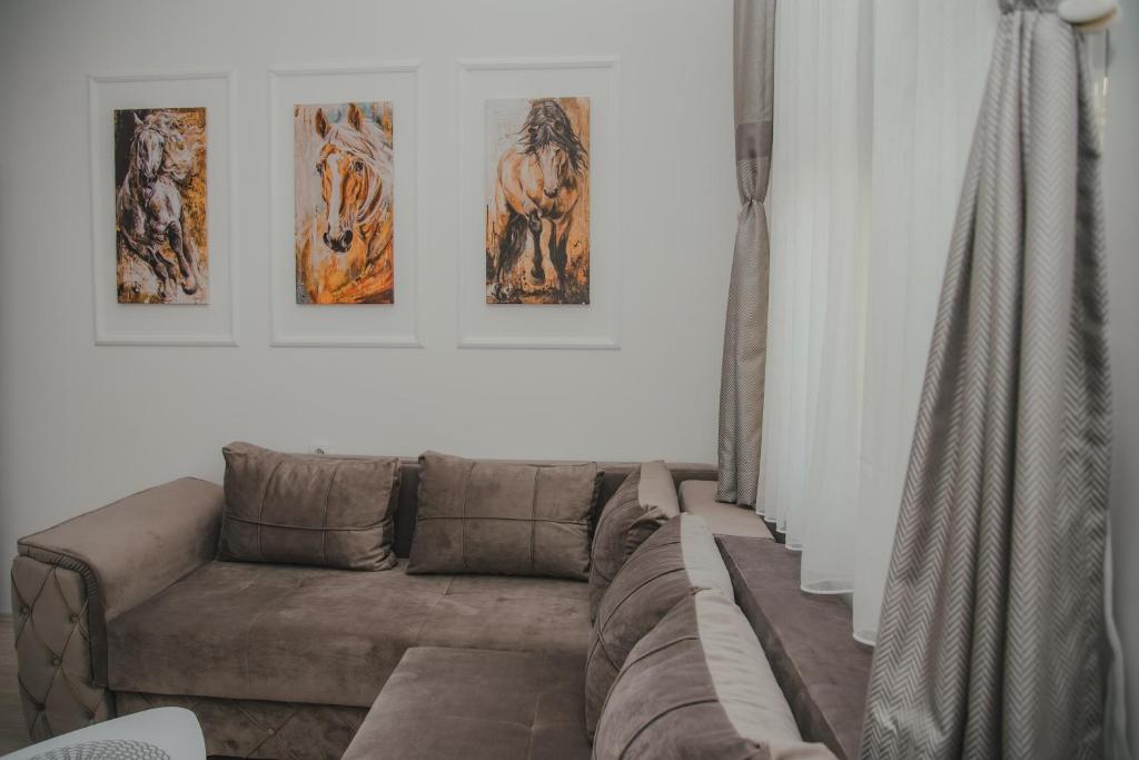 Posezení v ubytování Jes Apartments