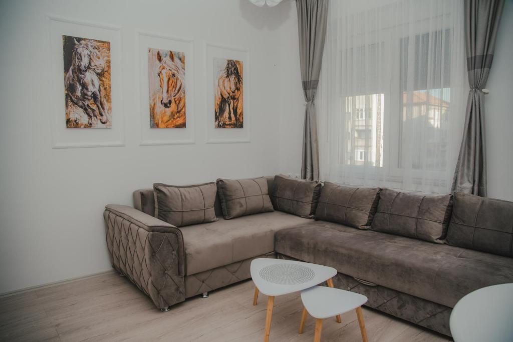 Posezení v ubytování Jes Apartments