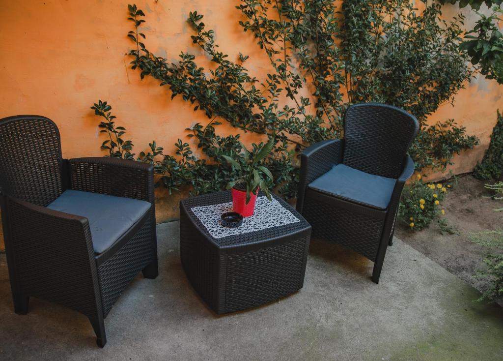 Posezení v ubytování Jes Apartments