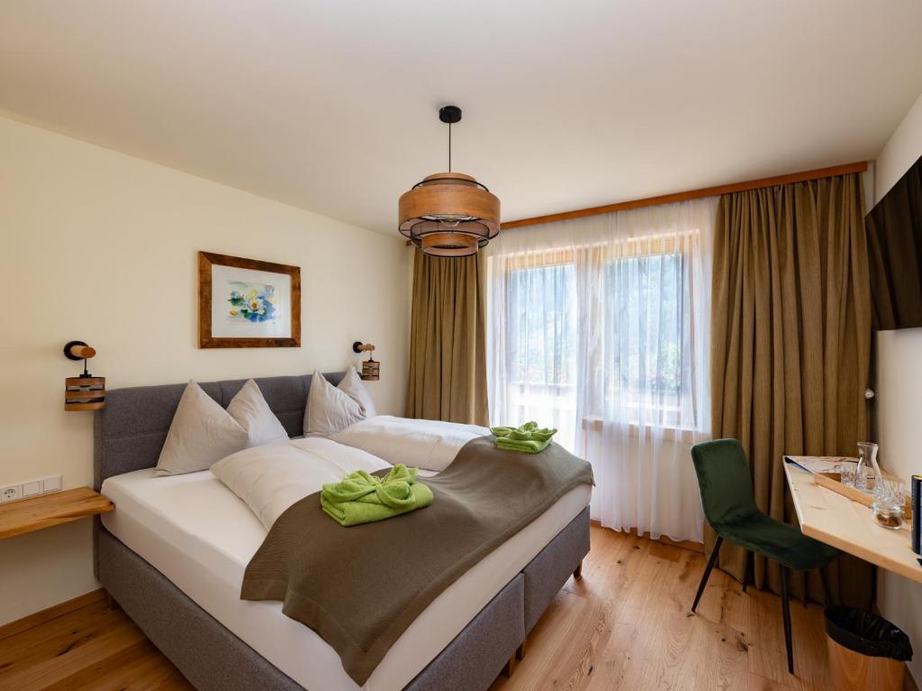 Postel nebo postele na pokoji v ubytování Landhaus Königsreiner