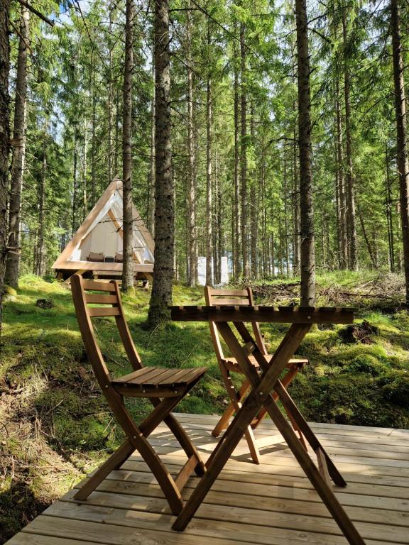 Příroda nedaleko luxury tent