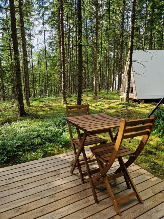 Příroda nedaleko luxury tent