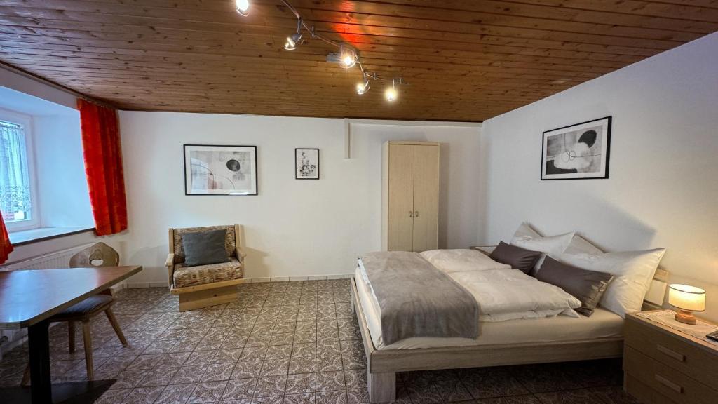 Postel nebo postele na pokoji v ubytování Residence Barbara