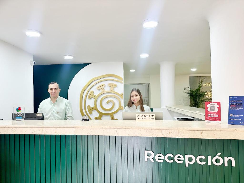 Vstupní hala nebo recepce v ubytování Hotel Guane