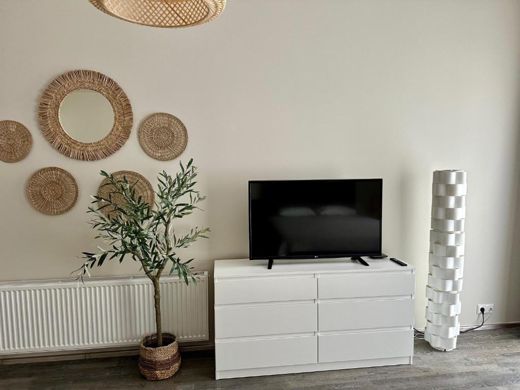 TV a/nebo společenská místnost v ubytování Aisa 39