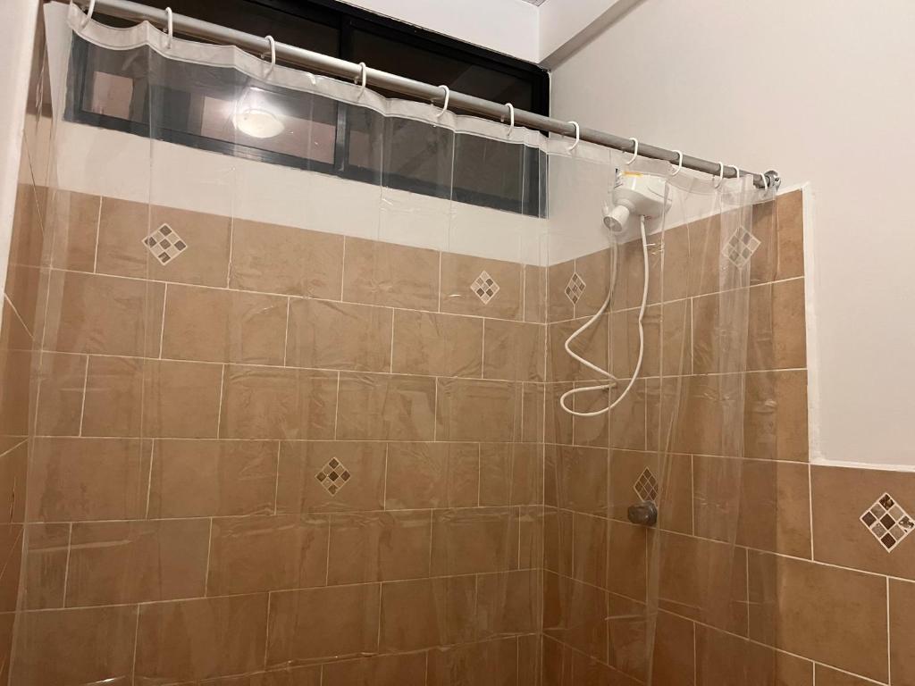 Koupelna v ubytování Apartamentos Trebol