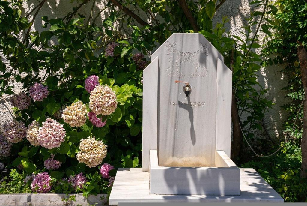 Zahrada ubytování Paradeisos Rooms Pelion