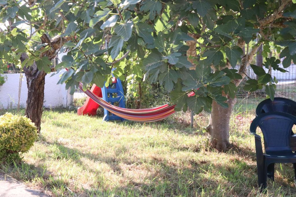 Vrt ispred objekta Beautiful nearby beach house with garden, private pool and large yard