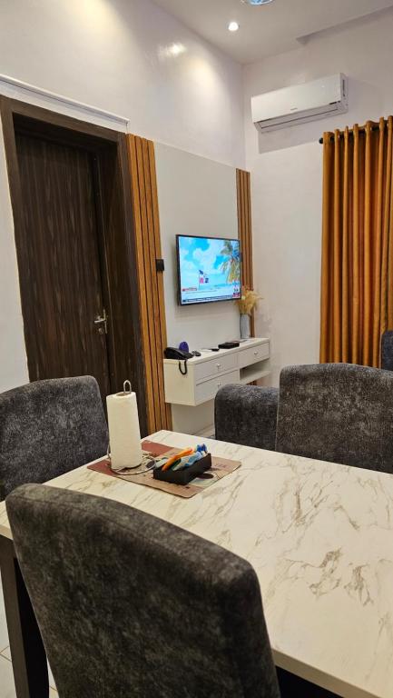 TV a/nebo společenská místnost v ubytování Sapphire Residences by Crystal