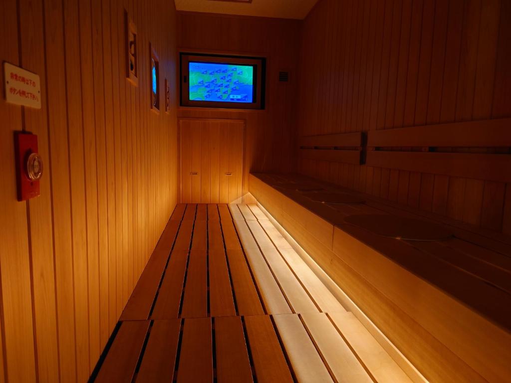 TV a/nebo společenská místnost v ubytování ALA HOTEL KYOTO